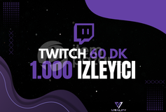 ⭐️TWITCH 1.000 İZLEYİCİ 60 DK⭐️