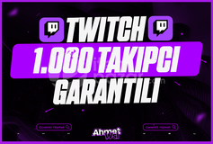 Twitch 1.000 Takipçi Garantili