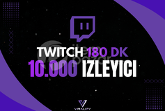 ⭐️TWITCH 10.000 İZLEYİCİ 180 DK⭐️