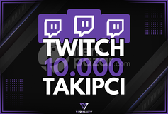 ⭐️TWITCH 10.000 TAKİPÇİ - HIZLI⭐️