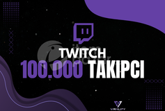 ⭐️TWITCH 100.000 TAKİPÇİ - HIZLI⭐️