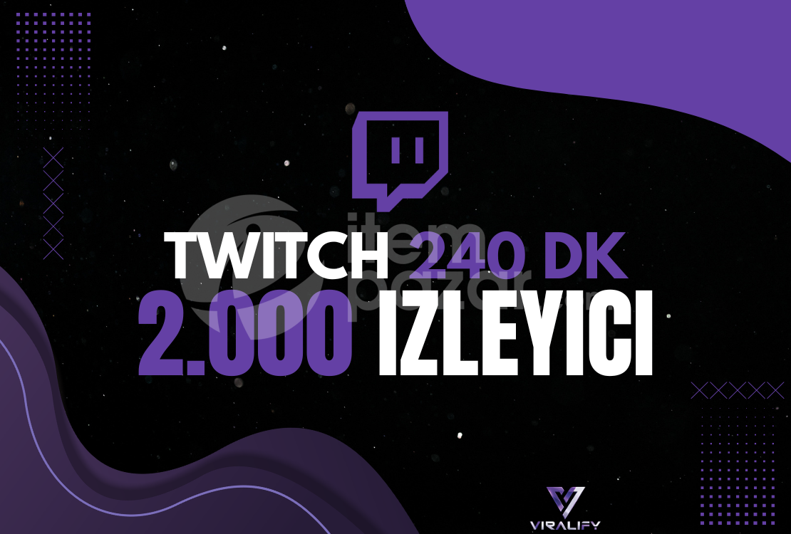 ⭐️TWITCH 2.000 İZLEYİCİ 240 DK⭐️