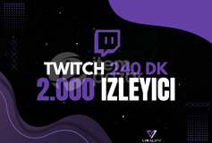⭐️TWITCH 2.000 İZLEYİCİ 240 DK⭐️