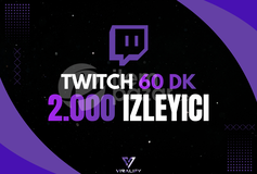 ⭐️TWITCH 2.000 İZLEYİCİ 60 DK⭐️