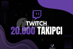 ⭐️TWITCH 20.000 TAKİPÇİ - HIZLI⭐️