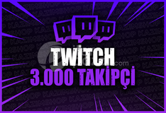 ⭐[GARANTİLİ] TWİTCH 3.000 TAKİPÇİ⭐