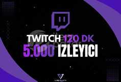 ⭐️TWITCH 5.000 İZLEYİCİ 120 DK⭐️