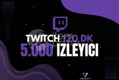 ⭐️TWITCH 5.000 İZLEYİCİ 120 DK⭐️