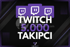 ⭐️TWITCH 5.000 TAKİPÇİ - HIZLI⭐️