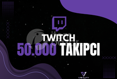 ⭐️TWITCH 50.000 TAKİPÇİ - HIZLI⭐️