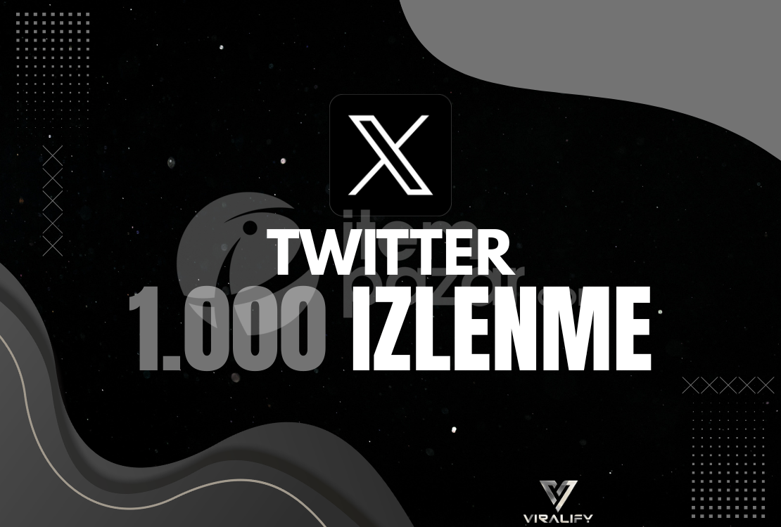 ⭐️TWITTER 1.000 İZLENME - HIZLI⭐️