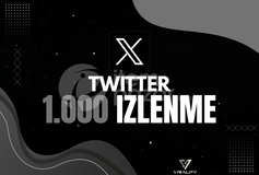 ⭐️TWITTER 1.000 İZLENME - HIZLI⭐️
