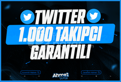 Twitter 1.000 Takipçi Garantili 