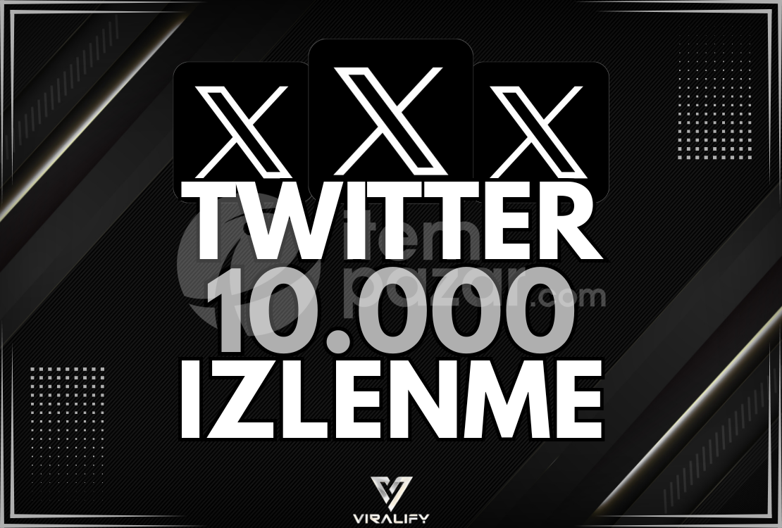 ⭐️TWITTER 10.000 İZLENME - HIZLI⭐️