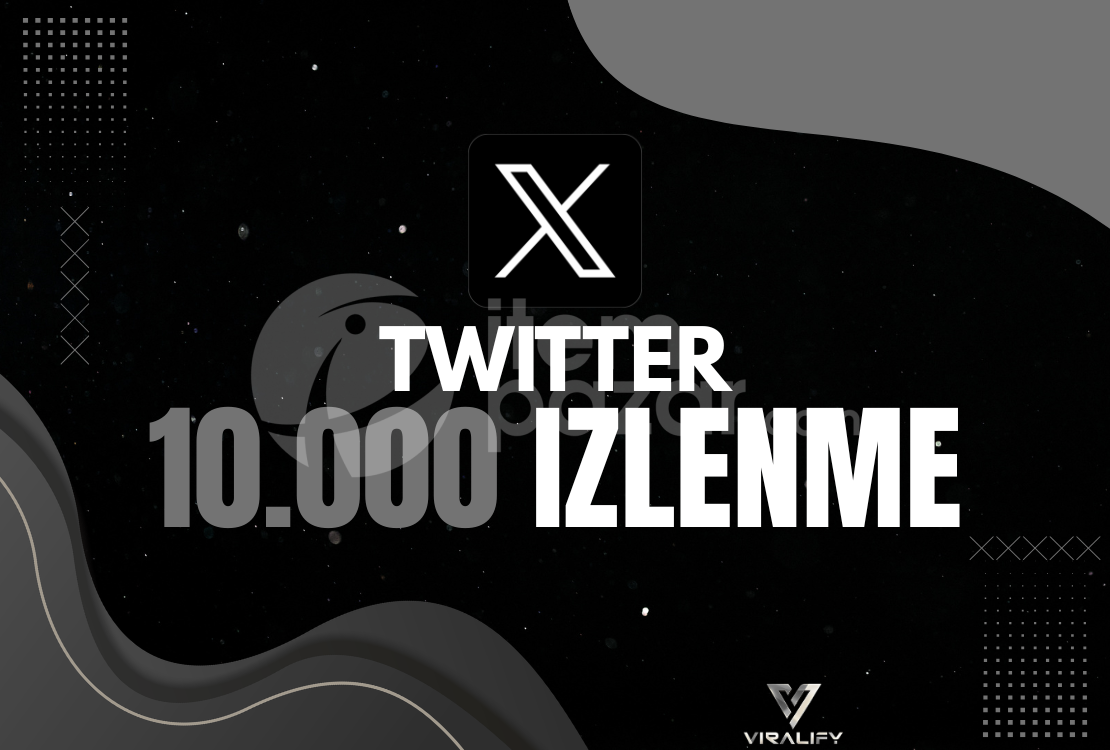 ⭐️TWITTER 10.000 İZLENME - HIZLI⭐️