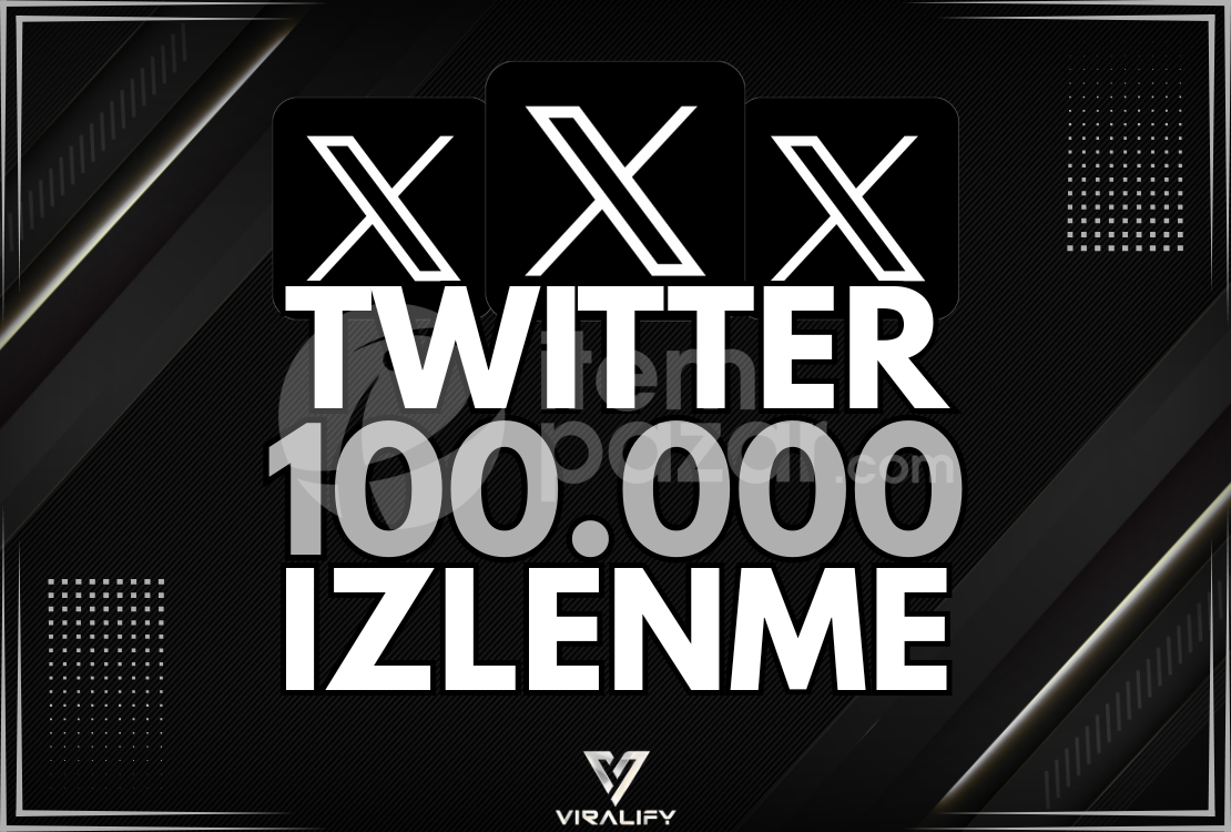 ⭐️TWITTER 100.000 İZLENME - HIZLI⭐️