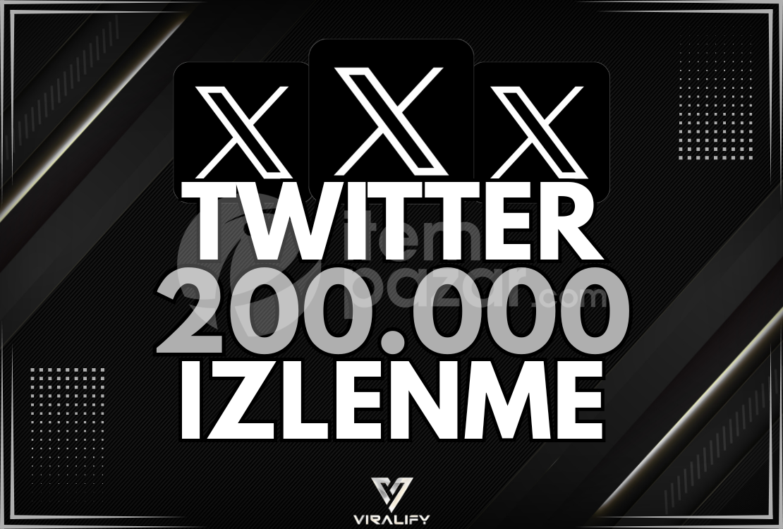 ⭐️TWITTER 200.000 İZLENME - HIZLI⭐️