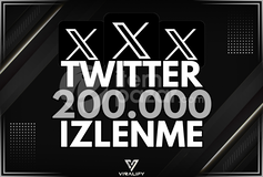 ⭐️TWITTER 200.000 İZLENME - HIZLI⭐️