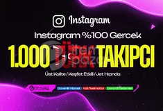 Garantılı - 1.000 Instagram Türk Takipçi