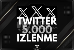 ⭐️TWITTER 5.000 İZLENME - HIZLI⭐️