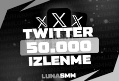 [Twitter] 50.000 Görüntülenme/İzlenme