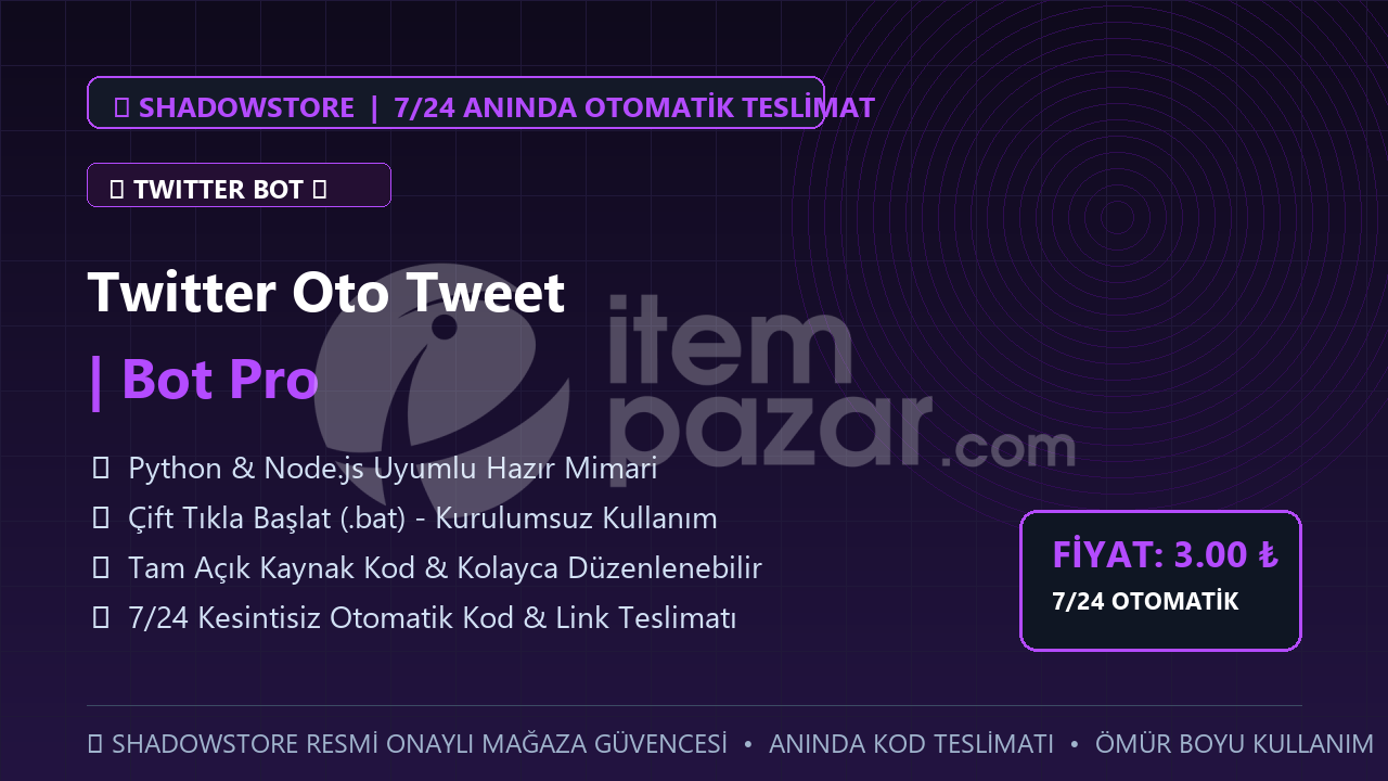 Twitter Oto Tweet | Bot Pro | #042