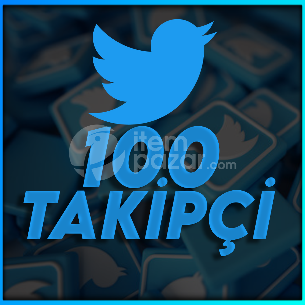 Twitter (X) 100 Gerçek Takipçi - Garantili