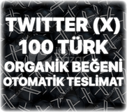 Twitter X 100 Türk Gerçek Beğeni - Trend Etkili