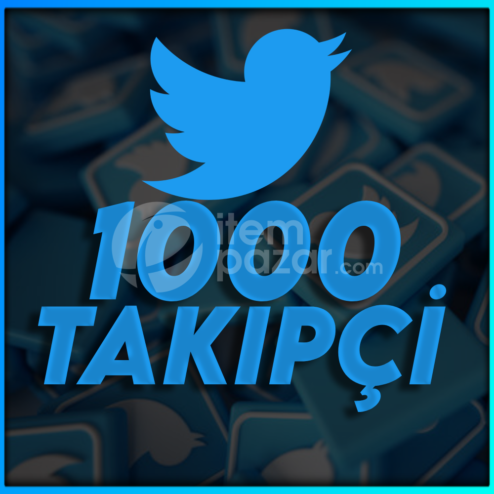 Twitter (X) 1000 Gerçek Takipçi - Garantili