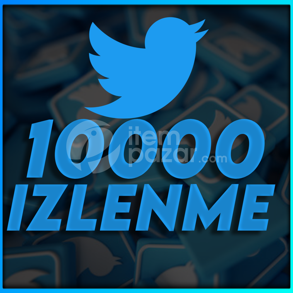 Twitter (X) 10000 Video İzlenme