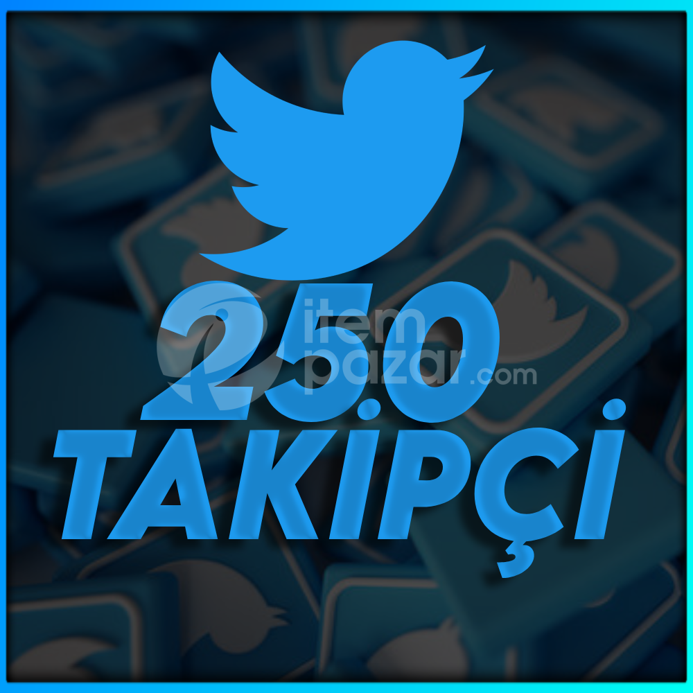 Twitter (X) 250 Gerçek Takipçi - Garantili