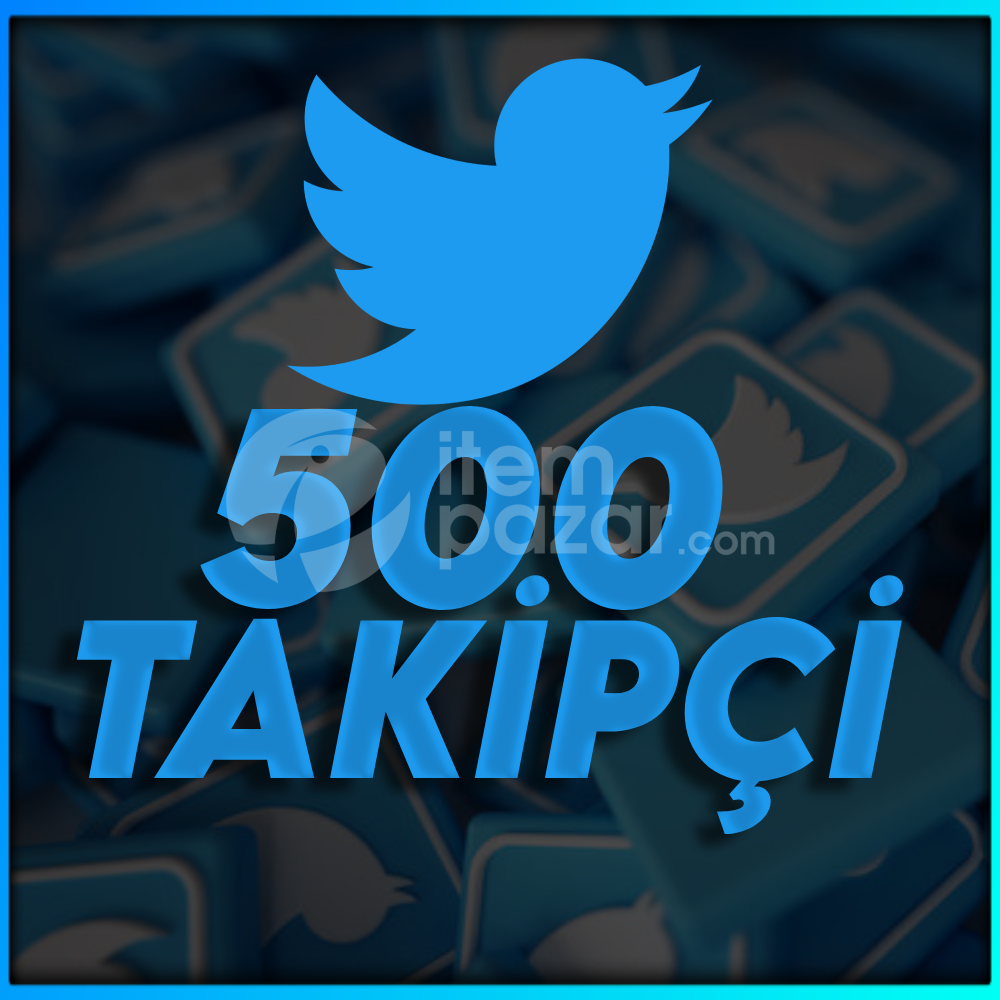 Twitter (X) 500 Gerçek Takipçi - Garantili