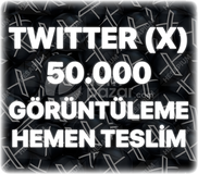 Twitter (X) 50.000 Türk Görüntülenme