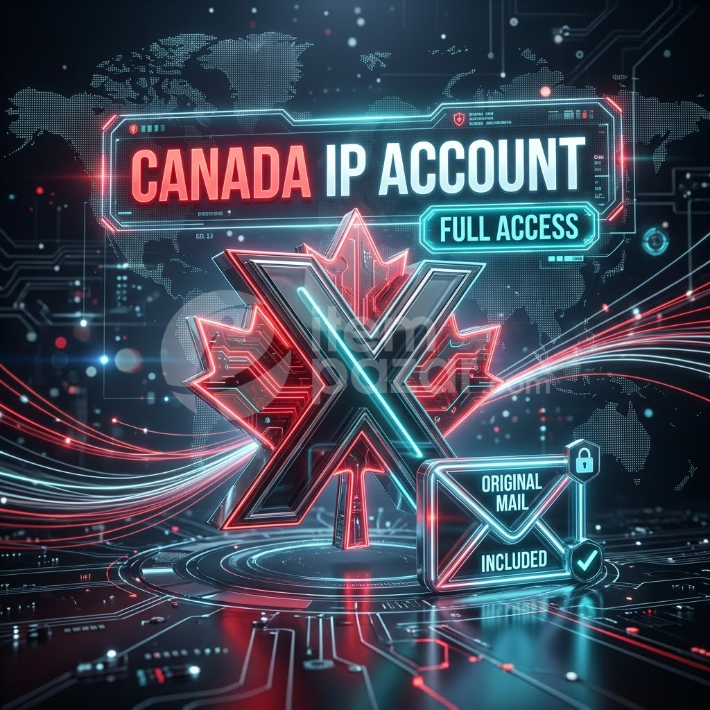 Twitter (X) Kanada IP Hesap | İlk Mail Dahil