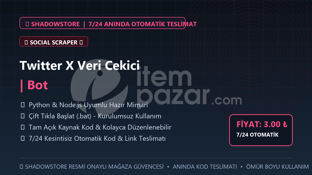 Twitter X Veri Cekici | Bot | #035