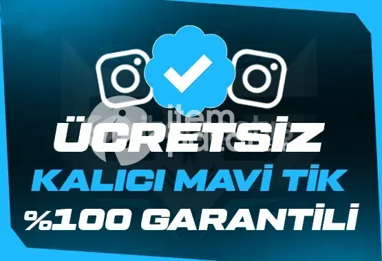 ÜCRETSİZ+KALICI MAVİ TİK ALIMI