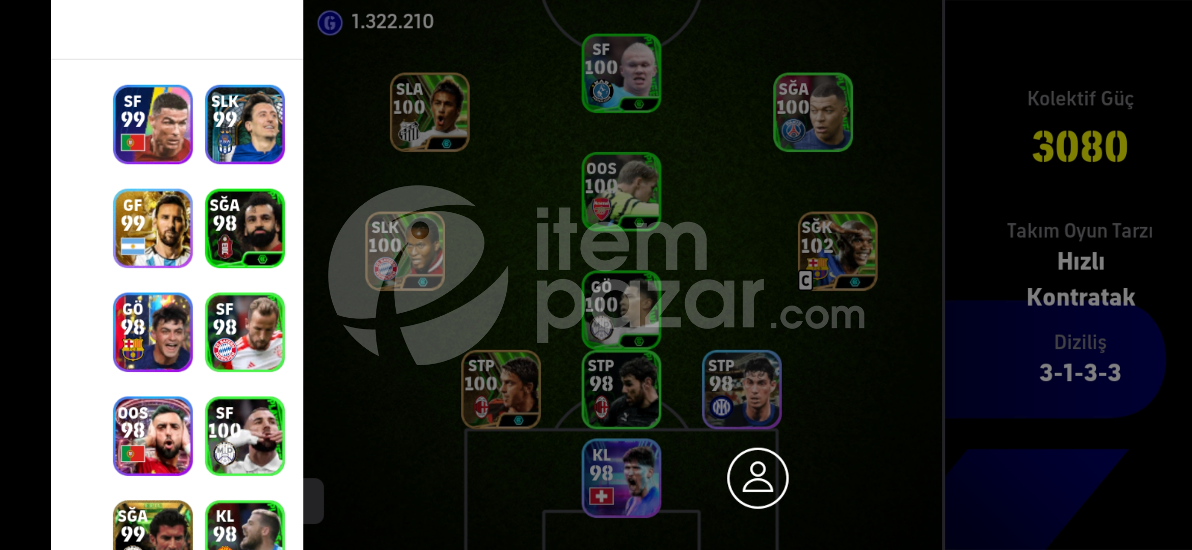Kaçırmayın 102 etoo 100 zeroberto ucuz