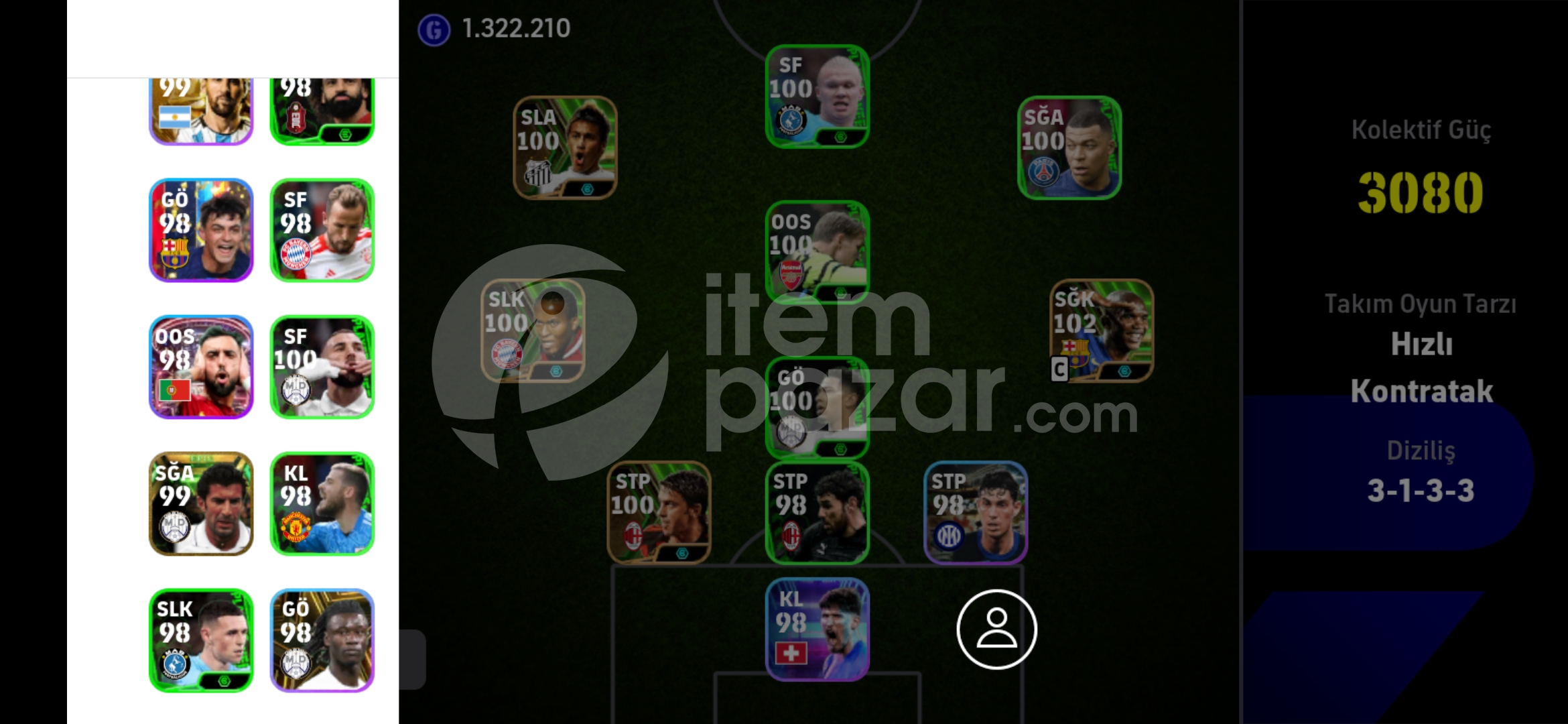 Kaçırmayın 102 etoo 100 zeroberto ucuz