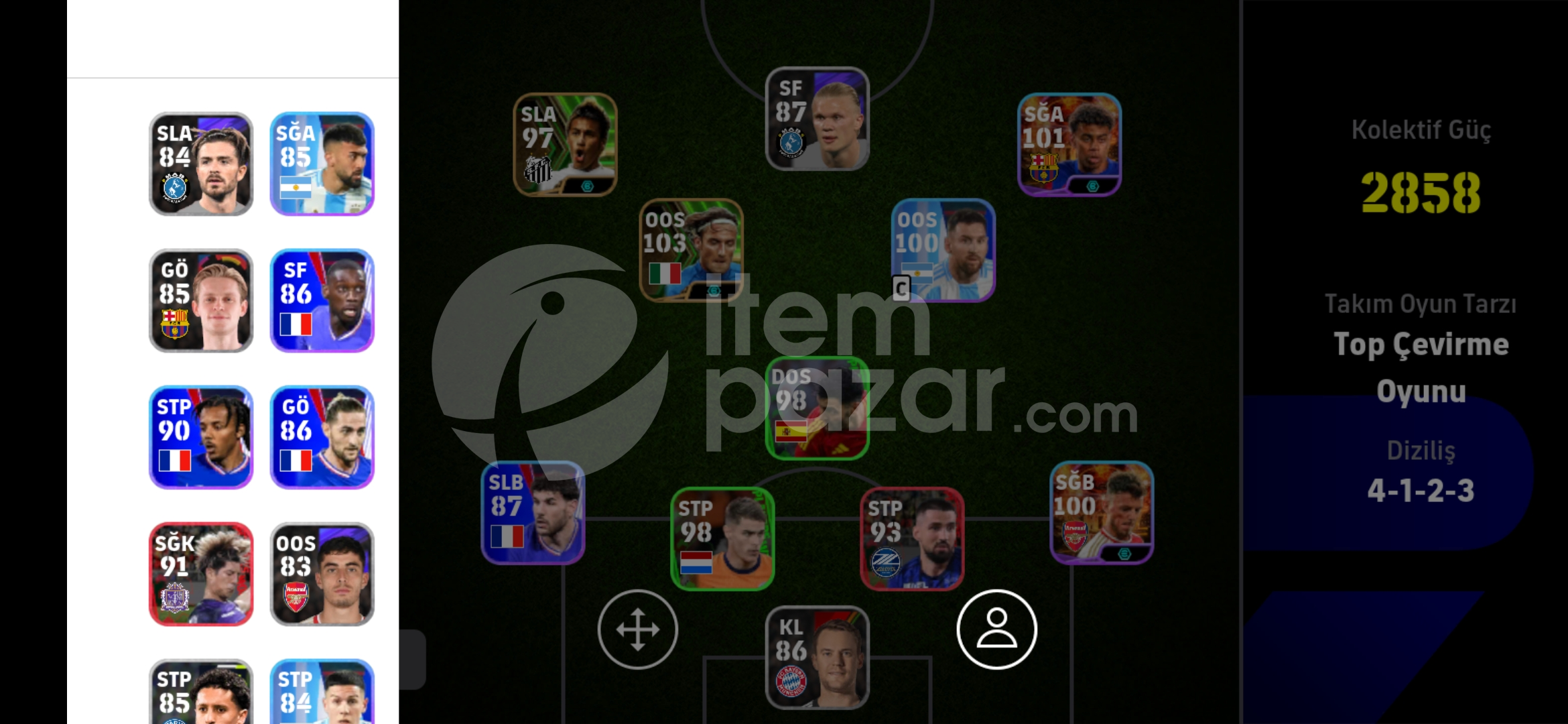 Bombacı yamal Totti ucuz hesap