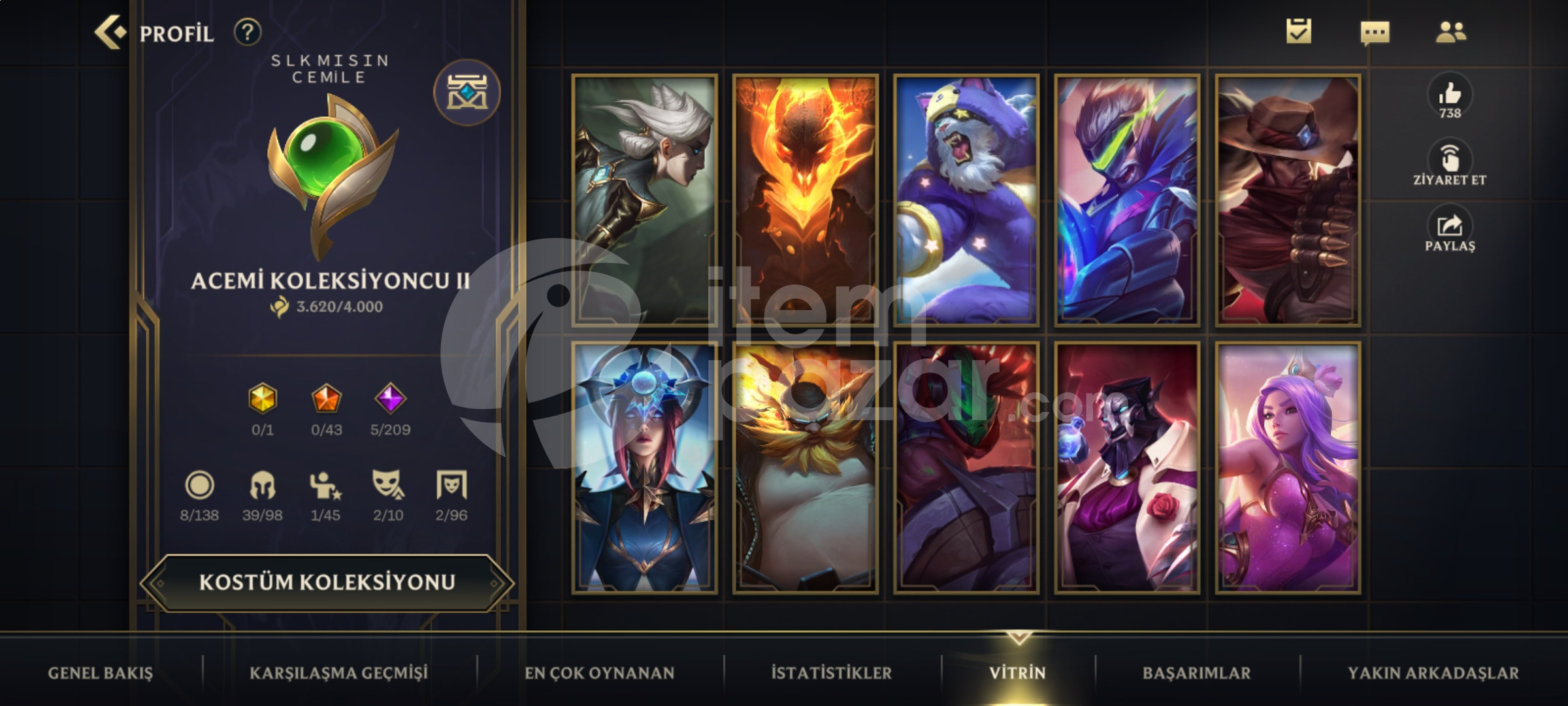 Ucuz ve 1 kere wr kartı alınmıştır 