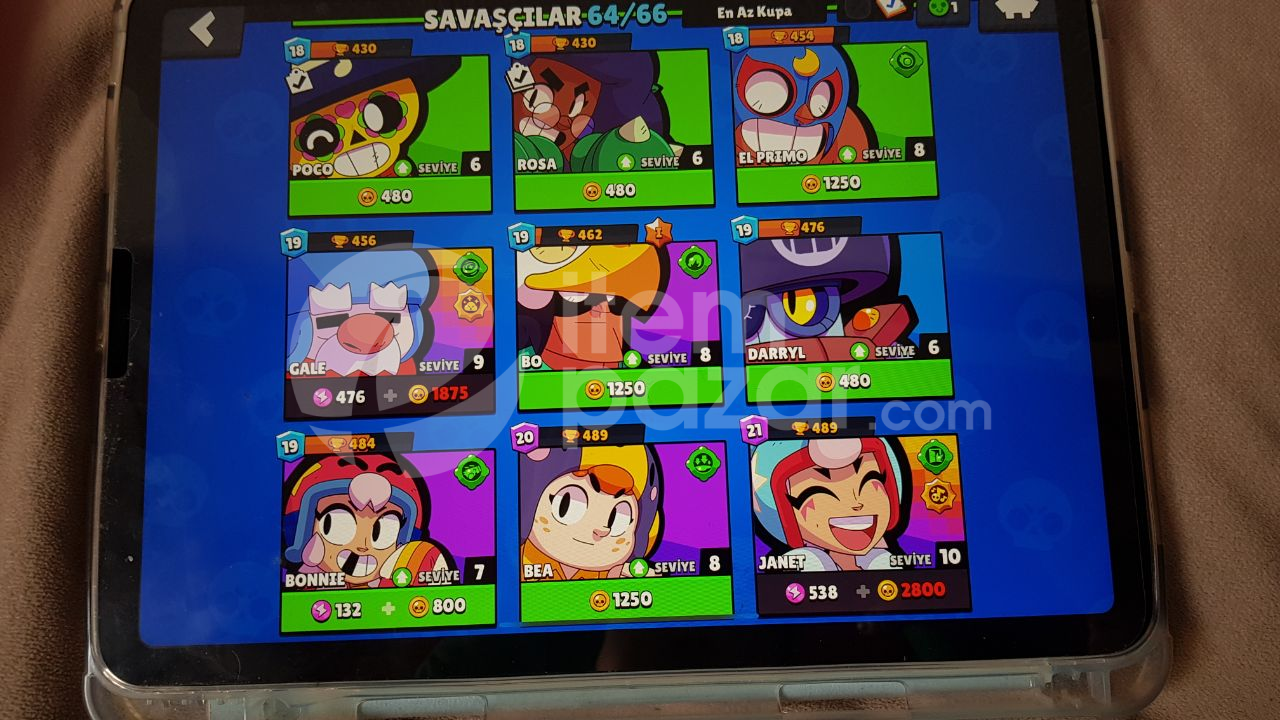 UCUZ BRAWL STARS HESAP [25K]