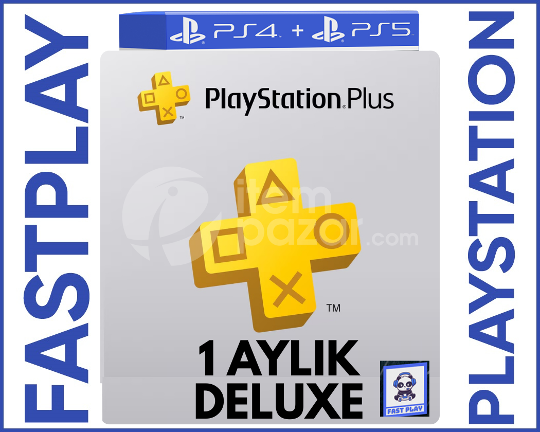 PSN PLUS DELUXE 1 AY + GARANTİ+DESTEK PS4/PS5
