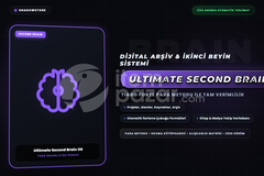 Ultimate Second Brain OS - PARA Metodu Notion