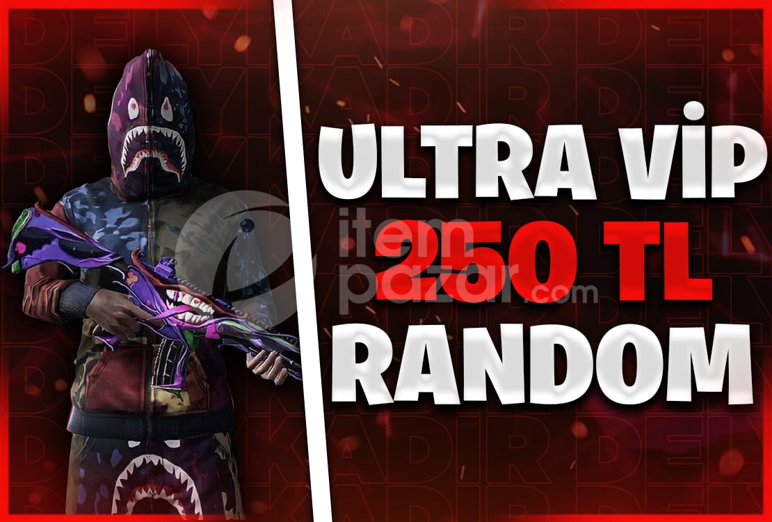 ULTRA VIP 250 TL PUBG RANDOM HESAP