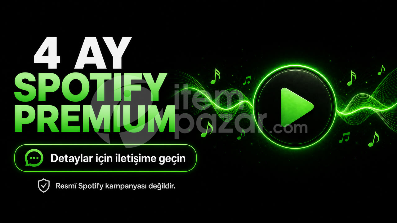 UYGUN FİYATLI 4 AYLIK SPOTİFY PREMİUM
