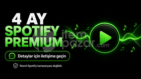 UYGUN FİYATLI 4 AYLIK SPOTİFY PREMİUM