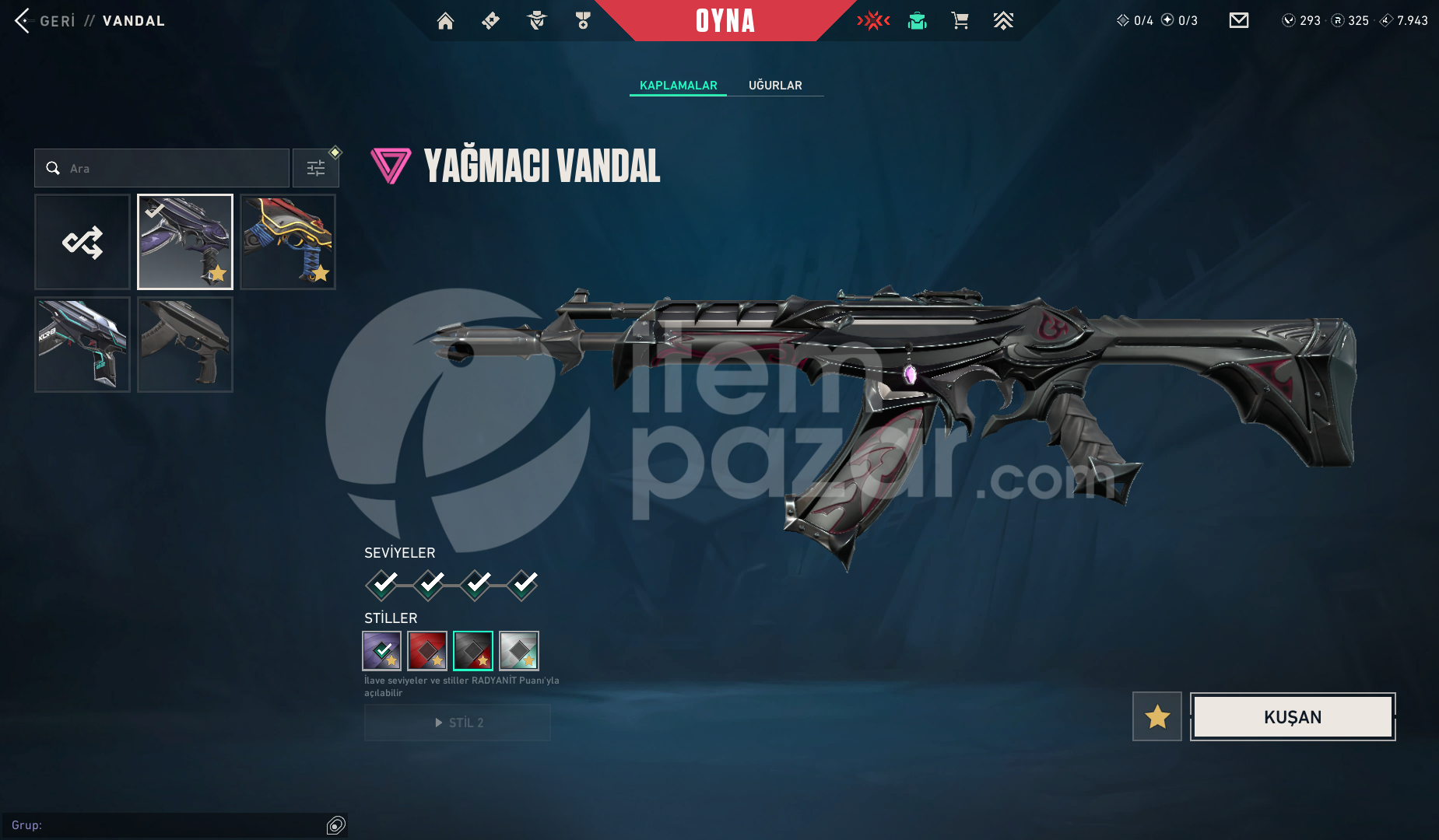 Uzaylı Avcısı Bıçağı Sihirçakı Oni Vandal