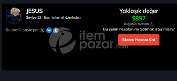uzun süredir kullandığım hesabım satılık