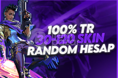 ⭐VALORANT %100TR 30-120 SKİN RANDOM HESAP⭐
