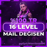 VALORANT 16 SEVİYE MAIL DEĞİŞEN %100 TR SUNUCU